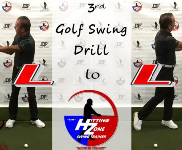 3rd HZ GOLF SWING TRAINER Drill - L to L