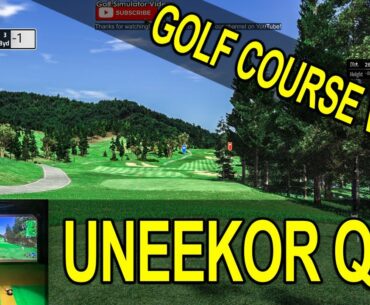Golf Course Vlog  - Uneekor QED Golf Simulator Course Review