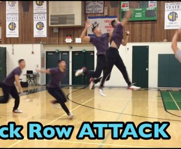 Spiking from the BACK ROW (10 foot line / 3 meter line) - How to SPIKE a Volleyball Tutorial