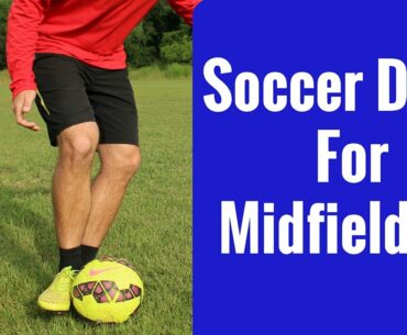 Soccer Drill For Midfielders | Passing and Receiving Drills