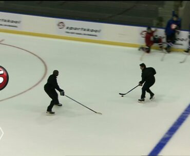 Hockey Drills One on One with Coach Tom Martin