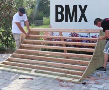 Build the PERFECT BMX Quarter Pipe - Tips and Tricks