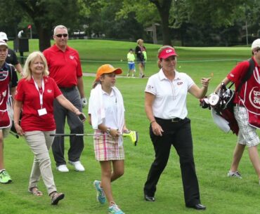 Canadian Pacific ambassador Lorie Kane tees up the 2015 CP Women's Open at the Vancouver Golf Club H