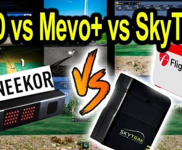 SkyTrak vs Mevo+ vs Uneekor QED - Golf Simulator Review (Wedges & Irons)