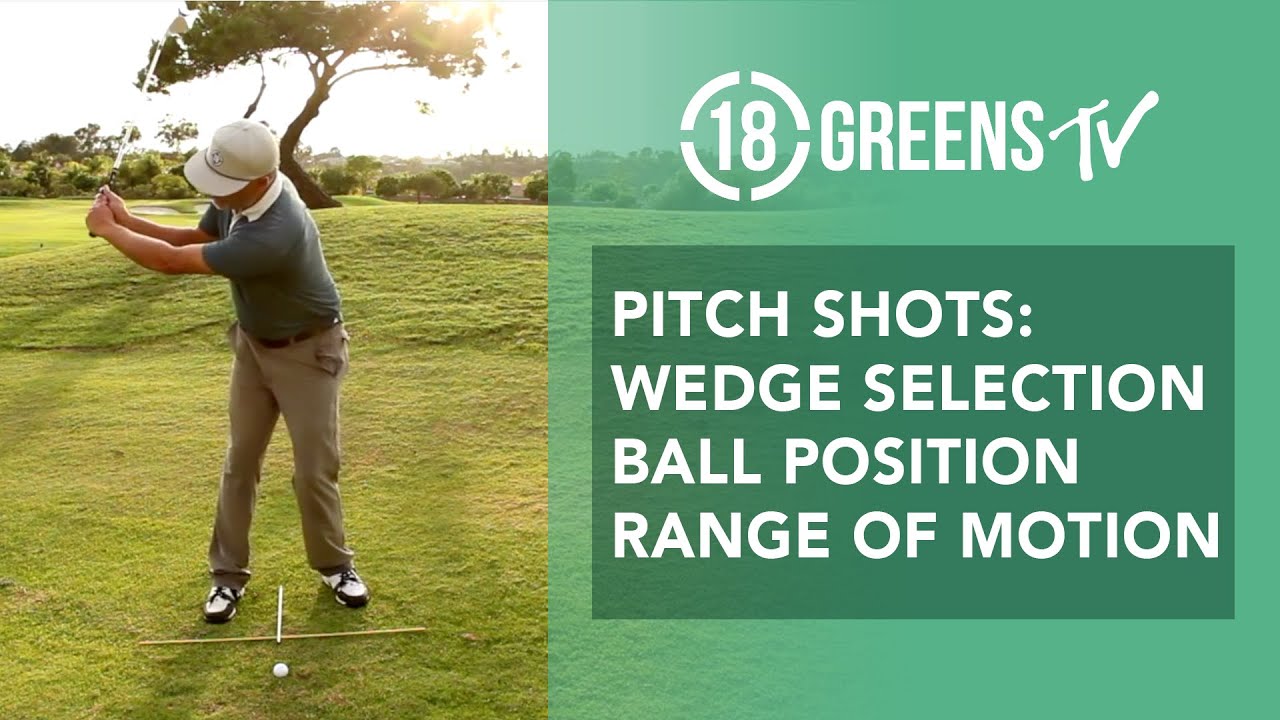 Pitch Shots: Wedge Selection, Ball Position, Range of Motion Pitch Shots: Wedge Selection, Ball Position, Range of Motion