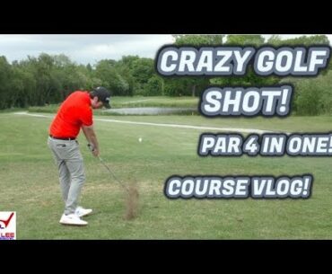 'THAT IS THE MOST RIDICULOUS GOLF SHOT I'VE EVER SEEN!'   POST LOCKDOWN COURSE VLOG PART 1