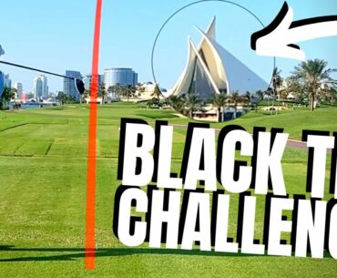 IMPOSSIBLE GOLF PRO BLACK TEE CHALLENGE!!