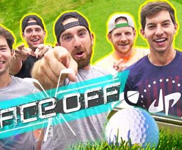 Dude Perfect Golf FACE OFF | Jon Rahm & Wesley Bryan