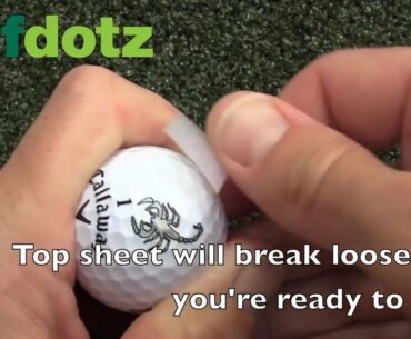 Golfdotz Golf Ball Marker (DEMO)