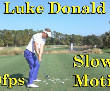 LUKE DONALD 120fps SLOW MOTION DTL IRON GOLF SWING 1080 HD