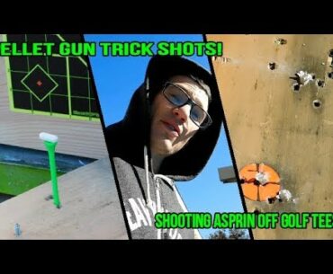 Can You Shoot Pills With a PELLET GUN???  PCP AIR RIFLE TRICK SHOTS
