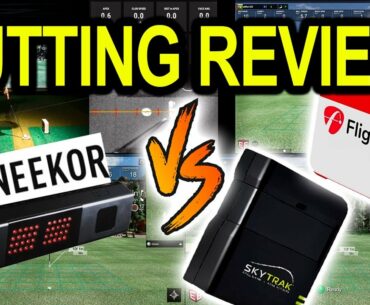 Skytrak vs Mevo Plus vs QED - Golf Simulator Putting Review (E6 Connect)