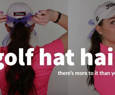 hair tutorial for golfers