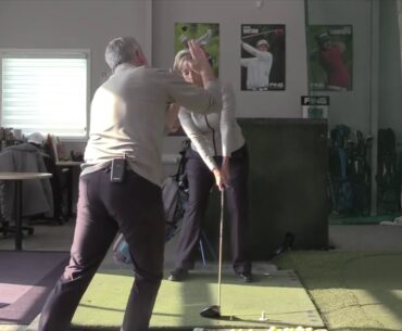 EASY and SIMPLE DRIVER DRILL WITH DONNA-Wisdom in Golf Shawn Clement