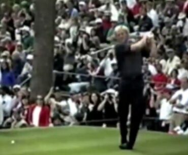 1996 Masters - Tiger Woods and Greg Norman (Practice round)