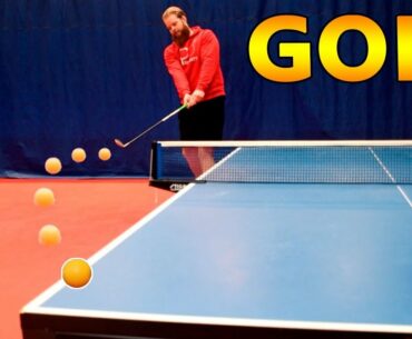 Golf Ping Pong Shots