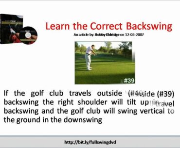 Golf Grip Tips | Learn the Correct Backswing