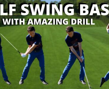 GOLF SWING BASICS - This Amazing golf drill will show you the EASIEST way to Swing a Golf Club