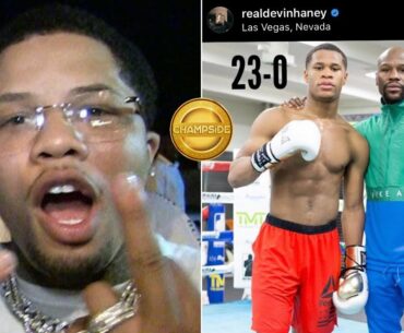 Gervonta Davis on Floyd Mayweather & Devin Haney Training Together! "Camp In Vegas, That's Over Wit"