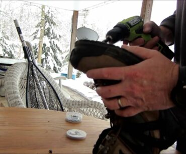 How To Install Goat Head Spikes On Your Wading Boots