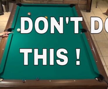 TEN REASONS YOU MISS EASY SHOTS AT POOL - Things NOT to do on ANY shot 8 Ball/9 Ball (POOL LESSONS)