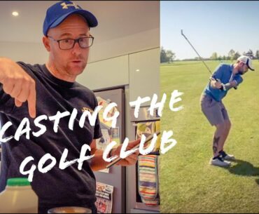 CASTING THE GOLF CLUB BECAUSE YOU HAVE TO