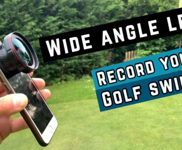 Record your Swing | Wide Angle Lens for your Smartphone