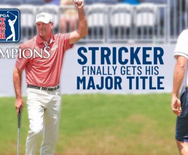 Steve Stricker captures his first ever major title