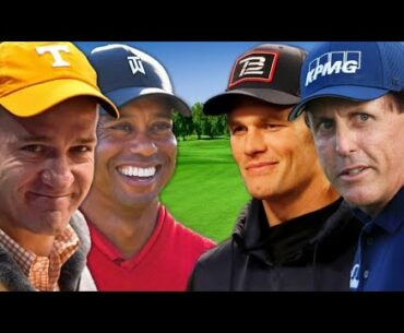 The Match: Tiger Woods and Peyton Manning VS Phil Mickelson and Tom Brady PREVIEW