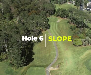 Hole 6 at Pupuke Golf Club - Slope