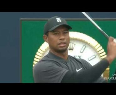 Tiger Woods The Open Round 2 - shot by shot footage