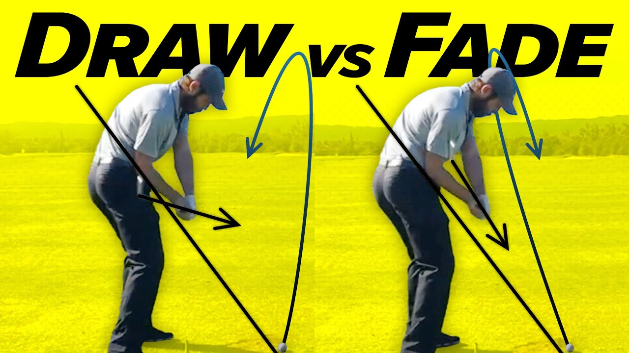 Draw vs Fade PERFECT GOLF SWING SLOW MOTION !! FOGOLF FOLLOW GOLF