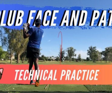 How I Practice Controlling My Club Face // CLUB FACE AND PATH IN THE GOLF SWING