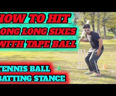 How to hit sixes with tennis ball | tennis ball batting tips | tennis ball | cricket science