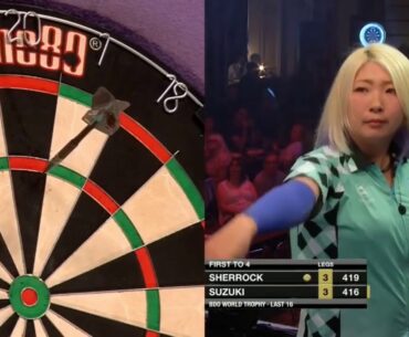 Dart Referee calling Scores in a Unique Way - 2019 BDO World Trophy