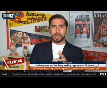 Nick Wright "unbelievable" LeBron & Tom Brady to pair up sports docuseries titled "Greatness Code"