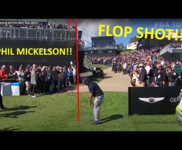 Phil Mickelson's all-time best flop shots!!