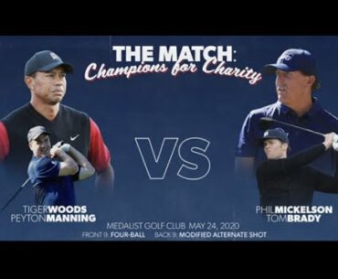 Tiger Woods And Peyton Manning Beat Tom Brady And Phil Mickelson To Win Capital Ones Match!
