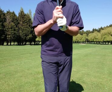 The golf grip in detail