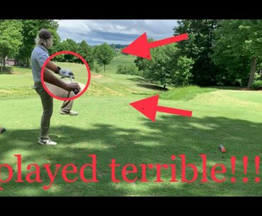 SHOT FOR SHOT COURSE VLOG!!! BLACKTHORN CLUB FRONT9! (PLAYED LIKE TRASH)