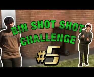 BIN SHOT SHOT CHALLENGE | Pat hit me in the...