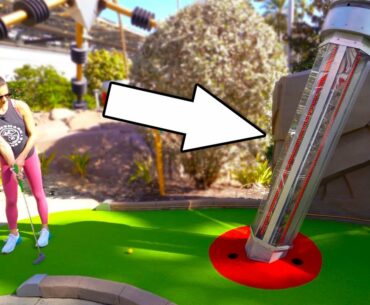 Amazing ONE OF A KIND Mini Golf Course! - Crazy and Unique Holes!