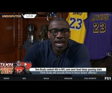 Undisputed | Shannon Sharpe "emphasizes" Tom Brady will actually thrive in Bruce Arians' offense