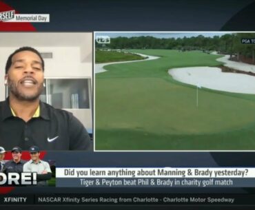 SPEAK for YOURSELF | Jim Jackson react Tiger Woods & Peyton beat Phil & TB12 in charity golf match