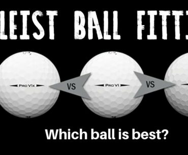 TITLEIST AVX v PROV V1 v PROV1X GOLF BALL TEST