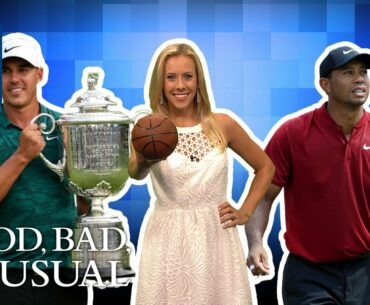 Tiger’s shirt changes, Koepka’s bench press & Fowler’s calves