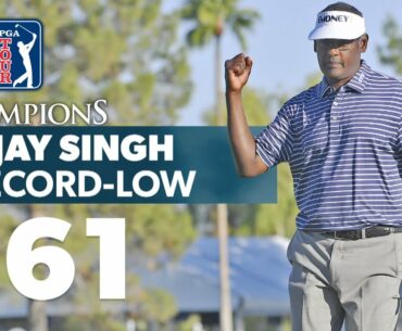 Vijay Singh cards record-low 61 at 2018 season-finale