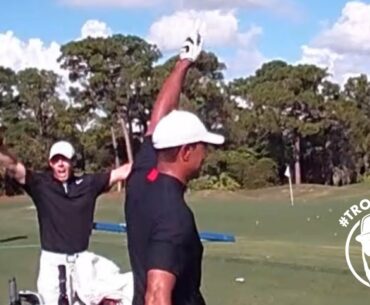 Tiger Woods vs Rory McIlroy BTS #TEAMTAYLORMADE photoshoot