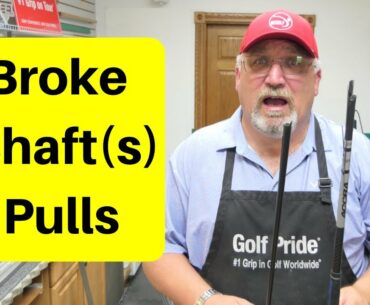 3 different golf shaft removals