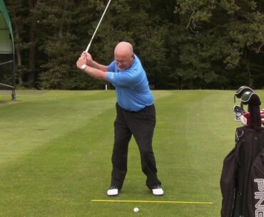 True or False in Golf - Left Shoulder Drops in Backswing?